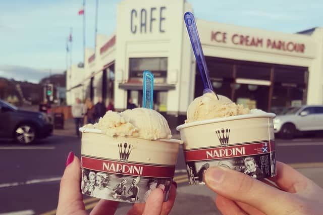 Nardini’s in Largs is one of the best spots for ice cream near Glasgow 